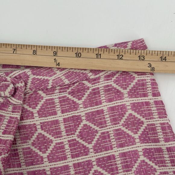Alexie Shorts Womens Small High Rise Pink Print Coastal Designer 26" Waist - Picture 6 of 10